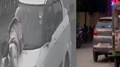  The Kanjhawala incident happened again in Delhi, the car rider dragged the young man for half a kilometer