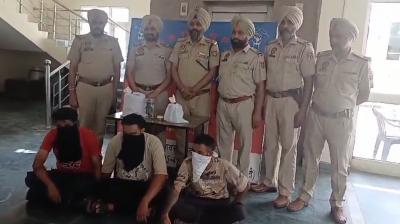 Gurdaspur police arrested 3 miscreants