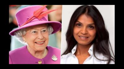 Akshata Murthy and Elizabeth II