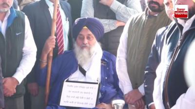 The third day of Sukhbir Singh Badal's sentence: performing duty as a servant at Takht Sri Kesgarh Sahib