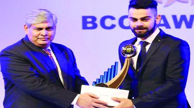 BCCI honouring Virat Kohli