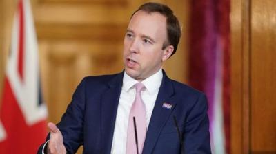 Britain health minister Matt Hancock
