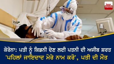 Wife demand property for giving kidney to husband