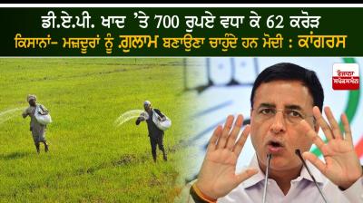 Congress slams Centre over hike in fertilizer prices