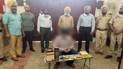 Patiala jail employee arrested in drug supply case