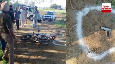 Encounter between police and gangster in Jagraon, gangster injured in retaliation