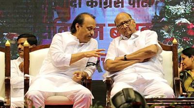 Ajit Pawar, Sharad Pawar 