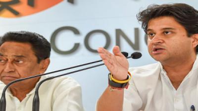 Senior Congress leader Jyotiraditya Scindia 