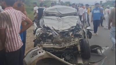 ਰਾਜਸਥਾਨ ’ਚ ਓਵਰਟੇਕ ਕਰਦਿਆਂ ਬੱਸ ਅਤੇ ਕਾਰ ਦੀ ਟੱਕਰ, 4 ਦੀ ਮੌਤ ਤੇ 2 ਗੰਭੀਰ ਜ਼ਖ਼ਮੀ