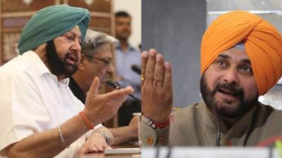 Captain Amarinder Singh,  Navjot Sidhu 