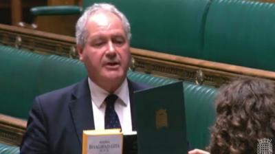 British MP Bob Blackman KingJamesBible and Gita News in punjabi  