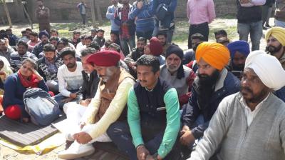 ETT unemployed protesters