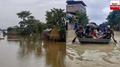 Assam Flood News in punjabi 