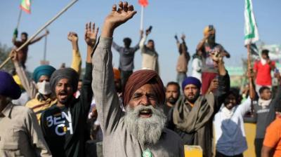 Farmer protest