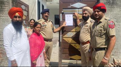 New city police big action against drug traffickers, property worth 56 lakhs attached