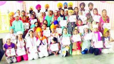  Honored children in camp