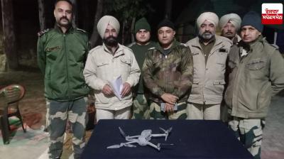 Pakistani drone recovered from fields of village Kalsia, Khalra police registers case