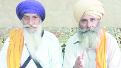 Jathedar: Gurmeet Singh Chicha With Jathedar: Swinder Singh Mado