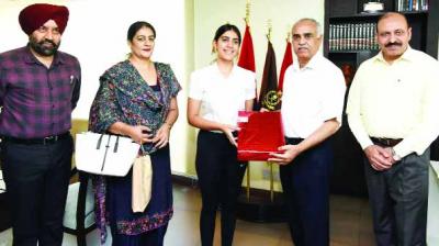 Jasmine kaur Honored By DGP