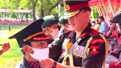  Pulwama martyr Major Dhoundiyal's wife Nikita Kaul joins Indian Army
