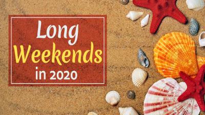 Long weekends and holidays in 2020 plan