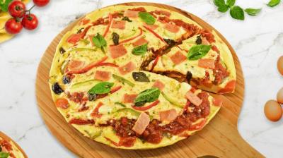 Omelet Pizza Recipe