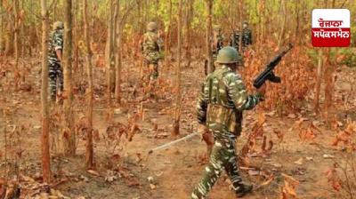Encounter between security forces and Naxalites in Chhattisgarh