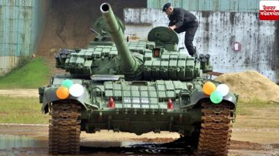 Tank falls into canal during military exercise Jaipur News