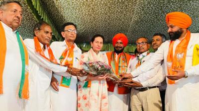 ਪਾਤੜਾਂ ਵਿਖੇ ਭਾਜਪਾ ਬੂਥ ਸੰਮੇਲਨ ਵਿਚ ਪ੍ਰਨੀਤ ਕੌਰ