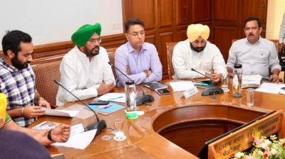 Four top cabinet ministers put their heads together to tackle Stubble Burning