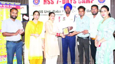 Campaign  at Baba Farid College