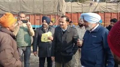  Finance Minister's action against tax evasion, 15-16 trucks caught without bill, fine imposed