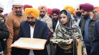 CM Bhagwant Mann paid obeisance at Sri Fatehgarh Sahib