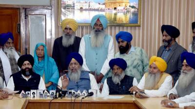 Bhai Gobind Singh Longowal during meeting