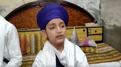  Gur sikh Boy Knowledge Amritsar Bhai Gobind Singh Longowal