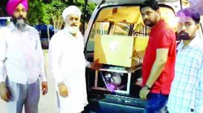 Kulwant Singh's dead body