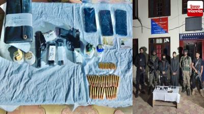 Two associates of terrorists arrested in Shopian, Jammu and Kashmir