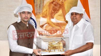 Raghav Chadha and Jagdeep Dhankhar