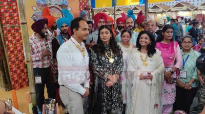 ANMOL GAGAN MANN VISITS VARIOUS STALLS IN TRAVEL MART
