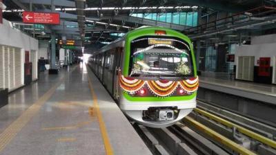 Namma Metro train stops, driver walks back to station to get key