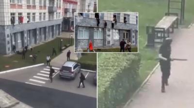 Russia university shooting Accident 