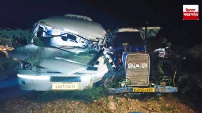 ਹਾਦਸੇ ਦੌਰਾਨ ਨੁਕਸਾਨੇ ਗਏ ਵਾਹਨ 