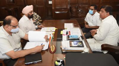 Water Supply Minister Brahm Shankar Jimpa and Others