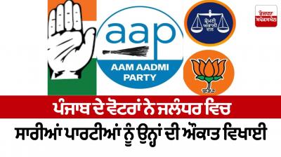The voters of Punjab showed their opportunity to all the parties in Jalandhar