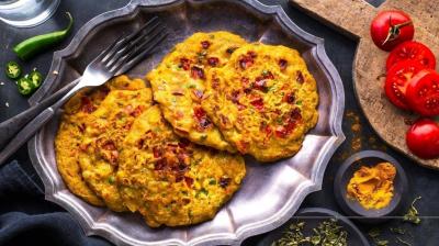 Oats And Vegetable Pancake