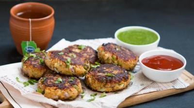 potato curd paneer tikki