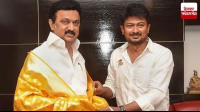 Udhayanidhi Stalin with his father and Tamil Nadu CM MK Stalin