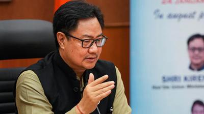 Law Minister Kiren Rijiju