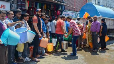 water crisis in shimla
