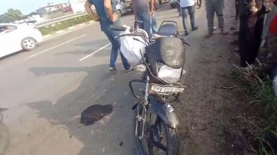 A road accident happened to the youth who went to take medicine, death